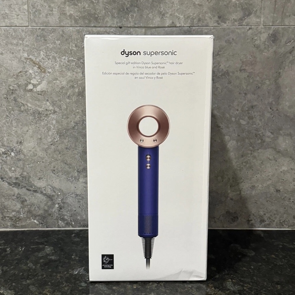New in Box Dyson Supersonic Hair Dryer & attachments